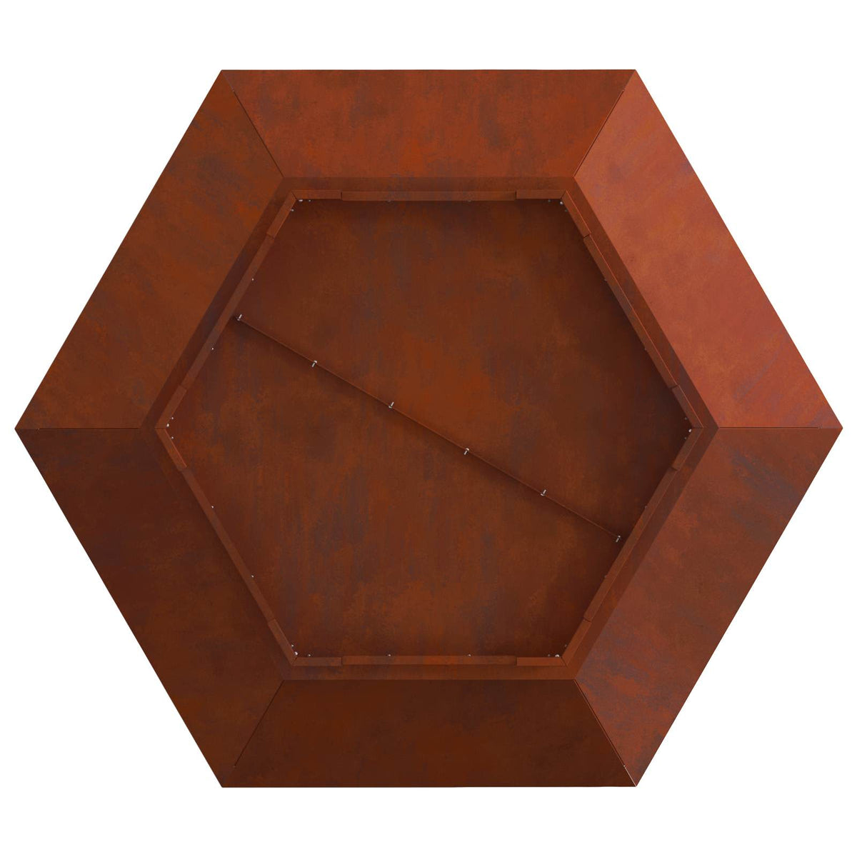 Bålplass Brun 100 X 100 X 28 Cm Cortenstål