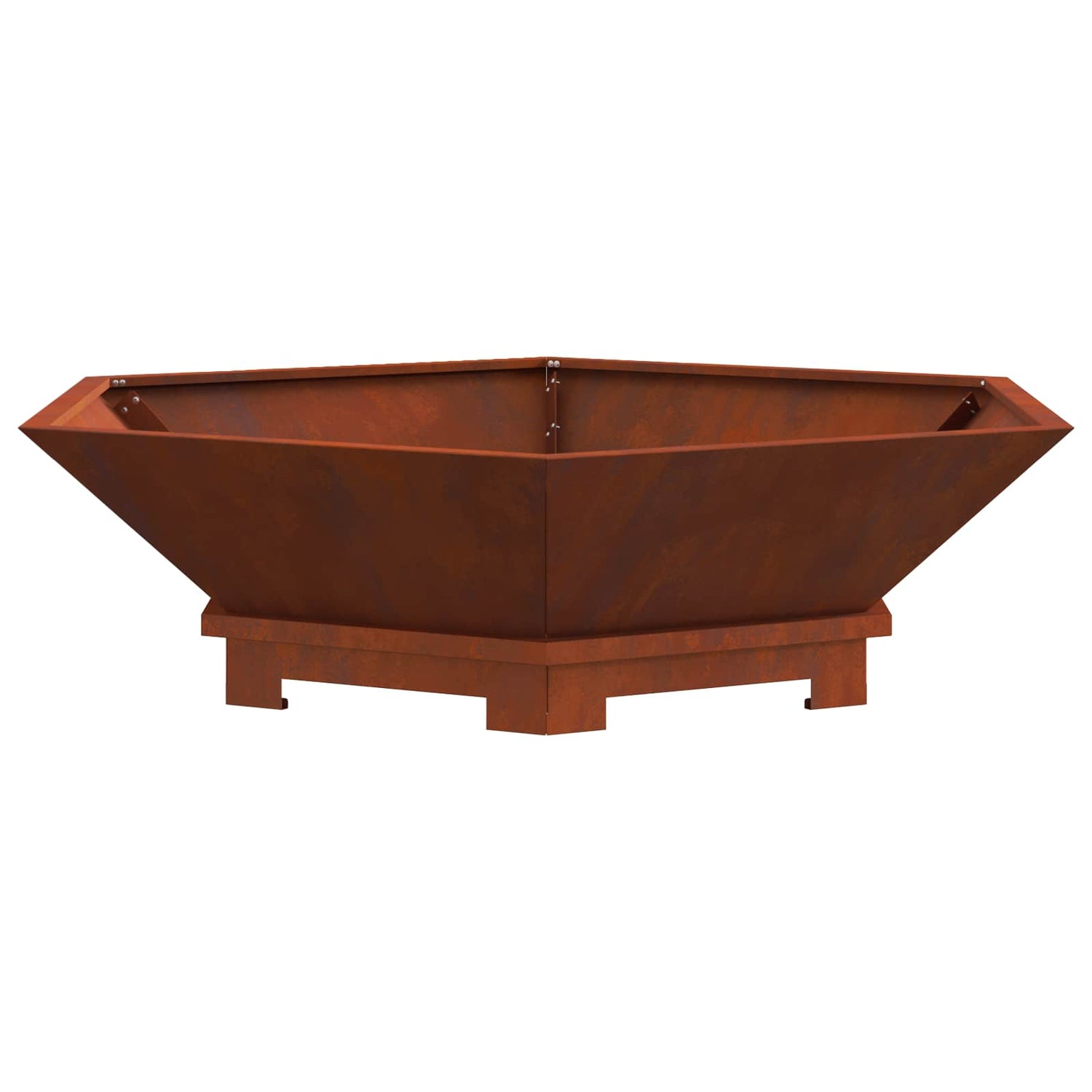Bålplass Brun 100 X 100 X 28 Cm Cortenstål