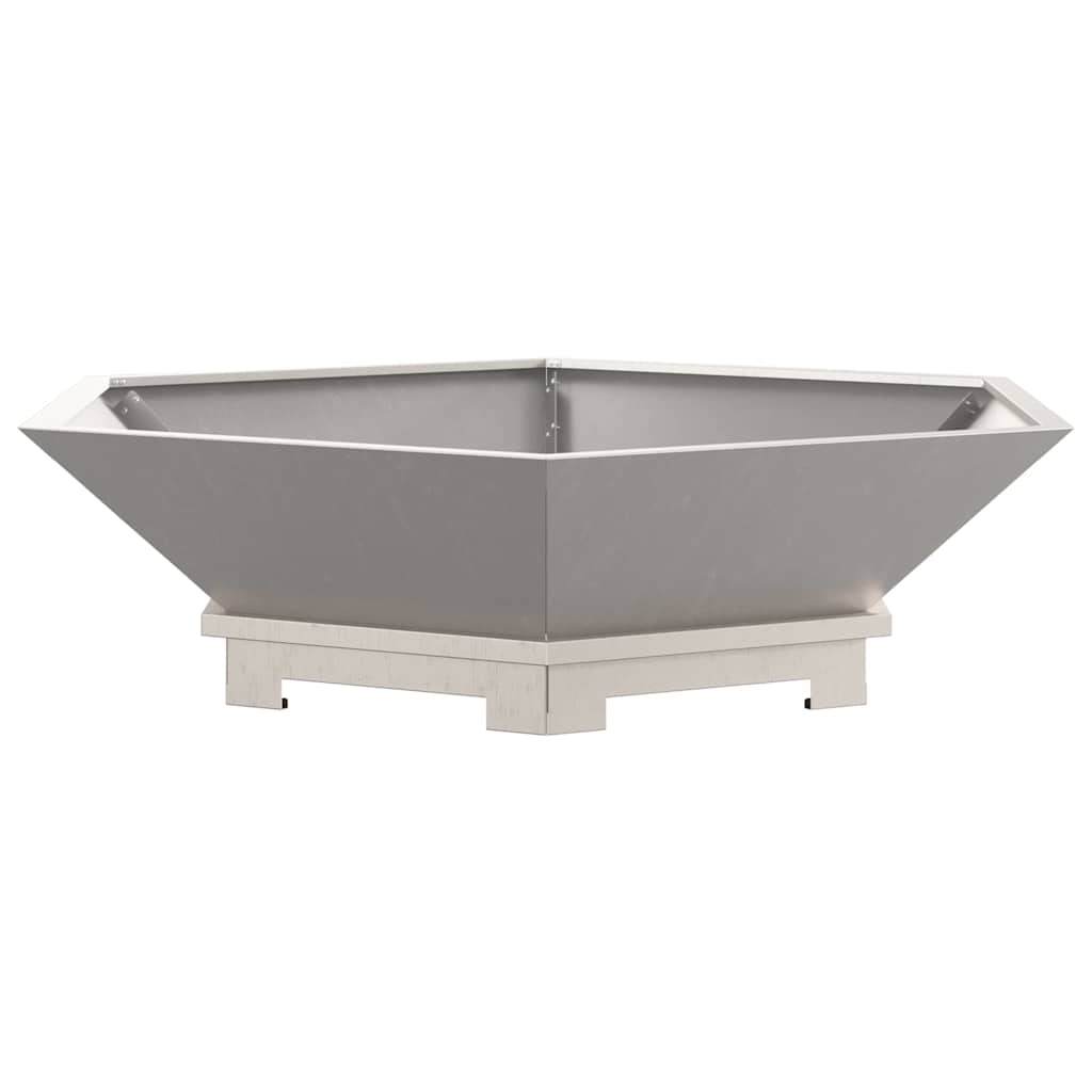 Bålplass Brun 100 X 100 X 28 Cm Cortenstål