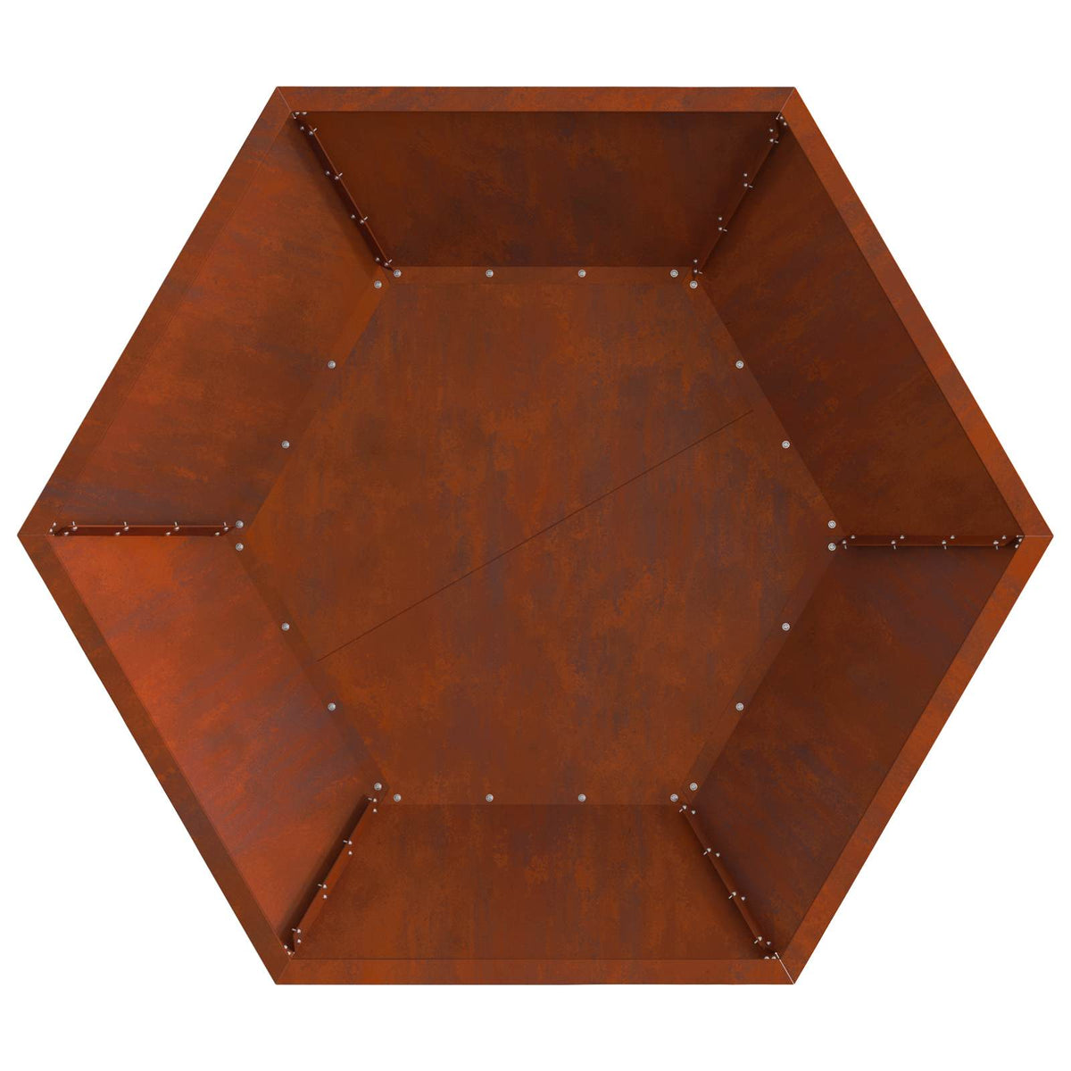 Bålplass Brun 100 X 100 X 28 Cm Cortenstål