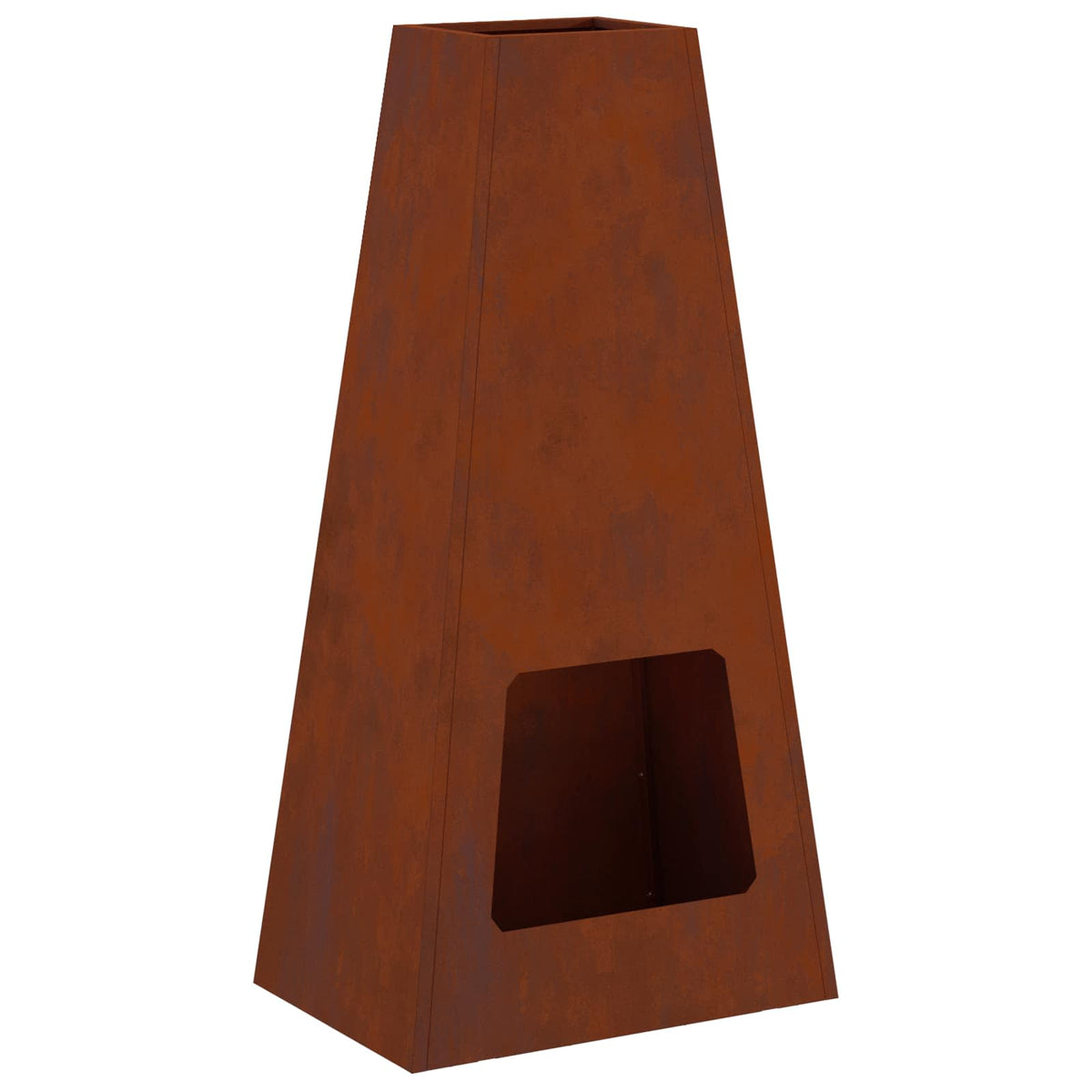 Bålplass Brun 50 X 35 X 100 Cm Cortenstål