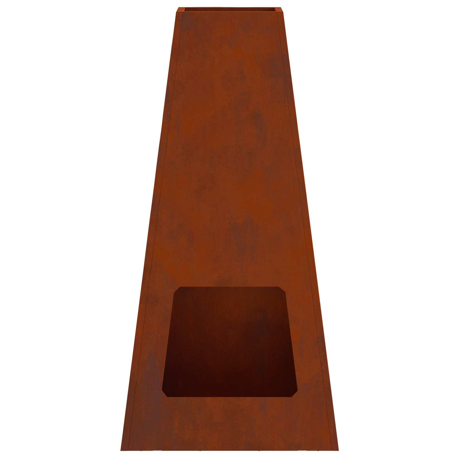 Bålplass Brun 50 X 35 X 100 Cm Cortenstål