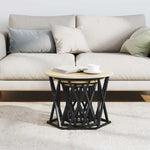 Nesting Sidebord 3 Pcs Sonoma Eik Konstruksjonsvirke Og Stål