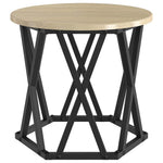 Nesting Sidebord 3 Pcs Sonoma Eik Konstruksjonsvirke Og Stål