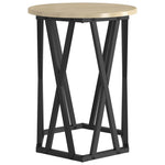 Kaffebord 2 Pcs Sonoma Eik Konstruksjonsvirke Og Stål