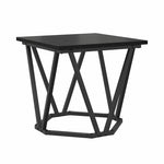 Sidebordssett 2 Pcs Svart Eik 50 X 50 X 40 Cm