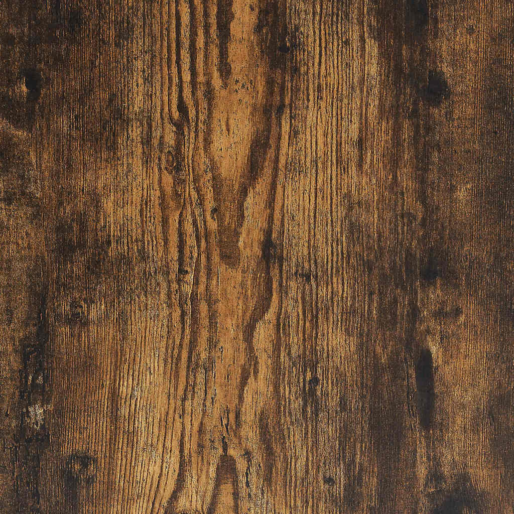 Kaffebord Røkt Eik 80 X 80 X 45 Cm Konstruksjonsvirke Og Stål