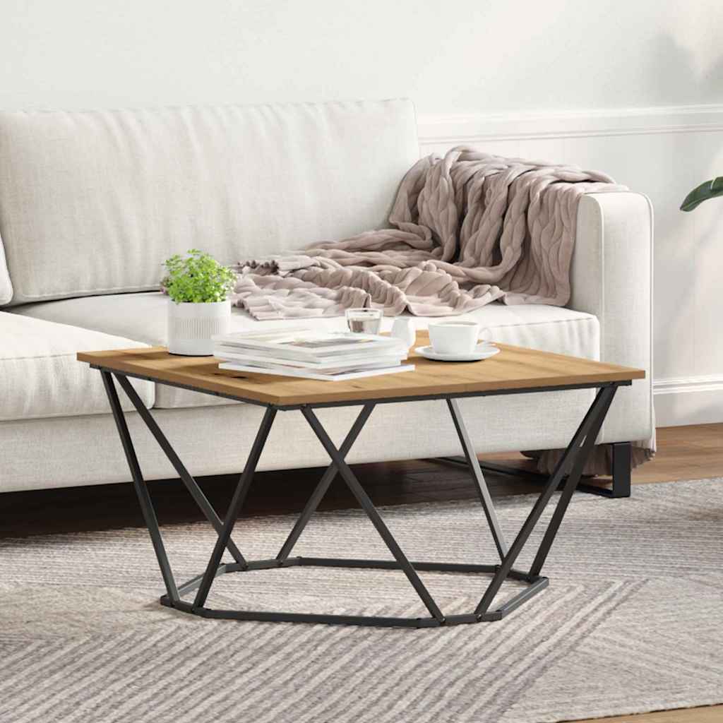 Kaffebord Artisan Eik 80 X 80 X 45 Cm