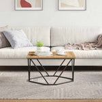Kaffebord Artisan Eik 80 X 80 X 45 Cm