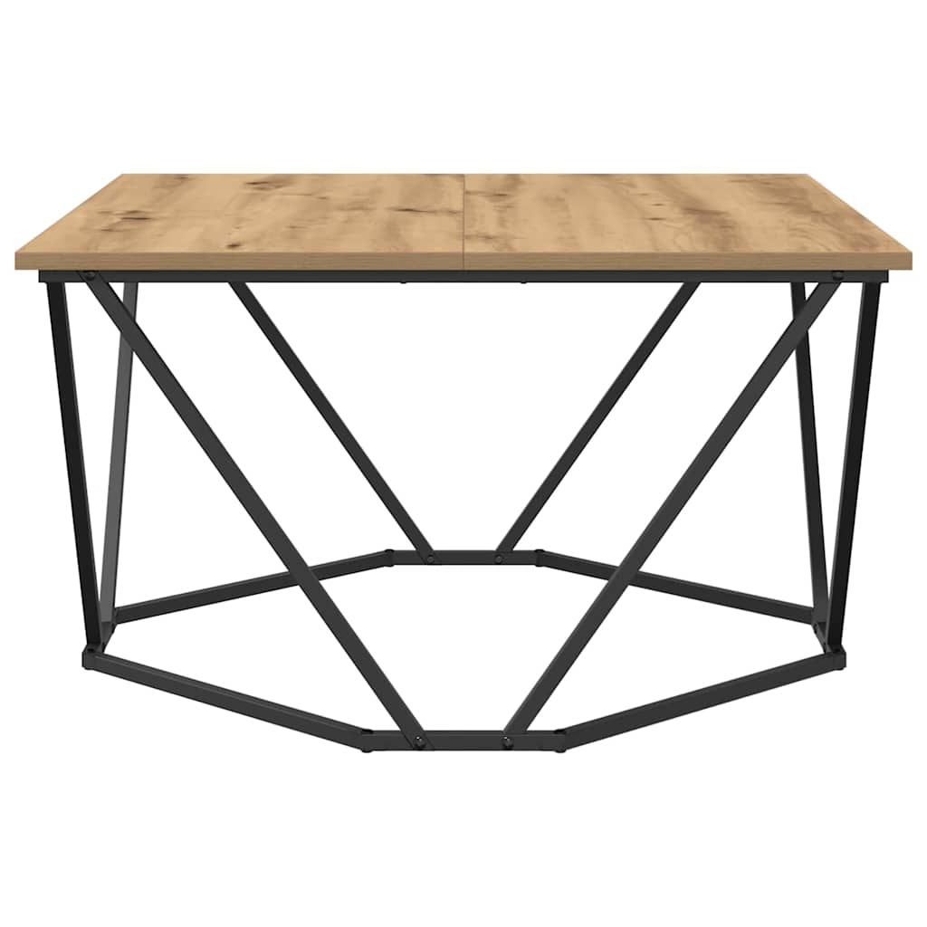 Kaffebord Artisan Eik 80 X 80 X 45 Cm