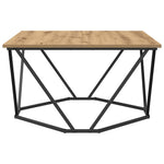 Kaffebord Artisan Eik 80 X 80 X 45 Cm