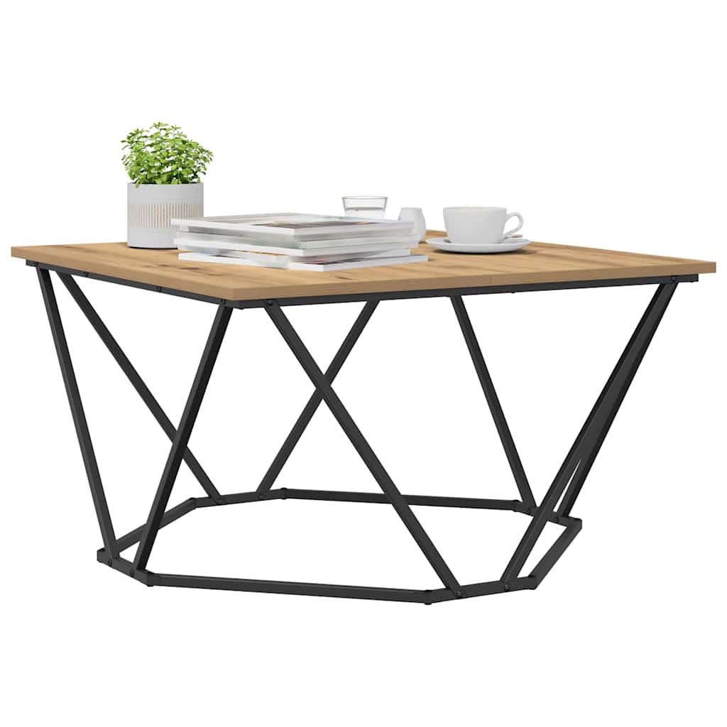 Kaffebord Artisan Eik 80 X 80 X 45 Cm