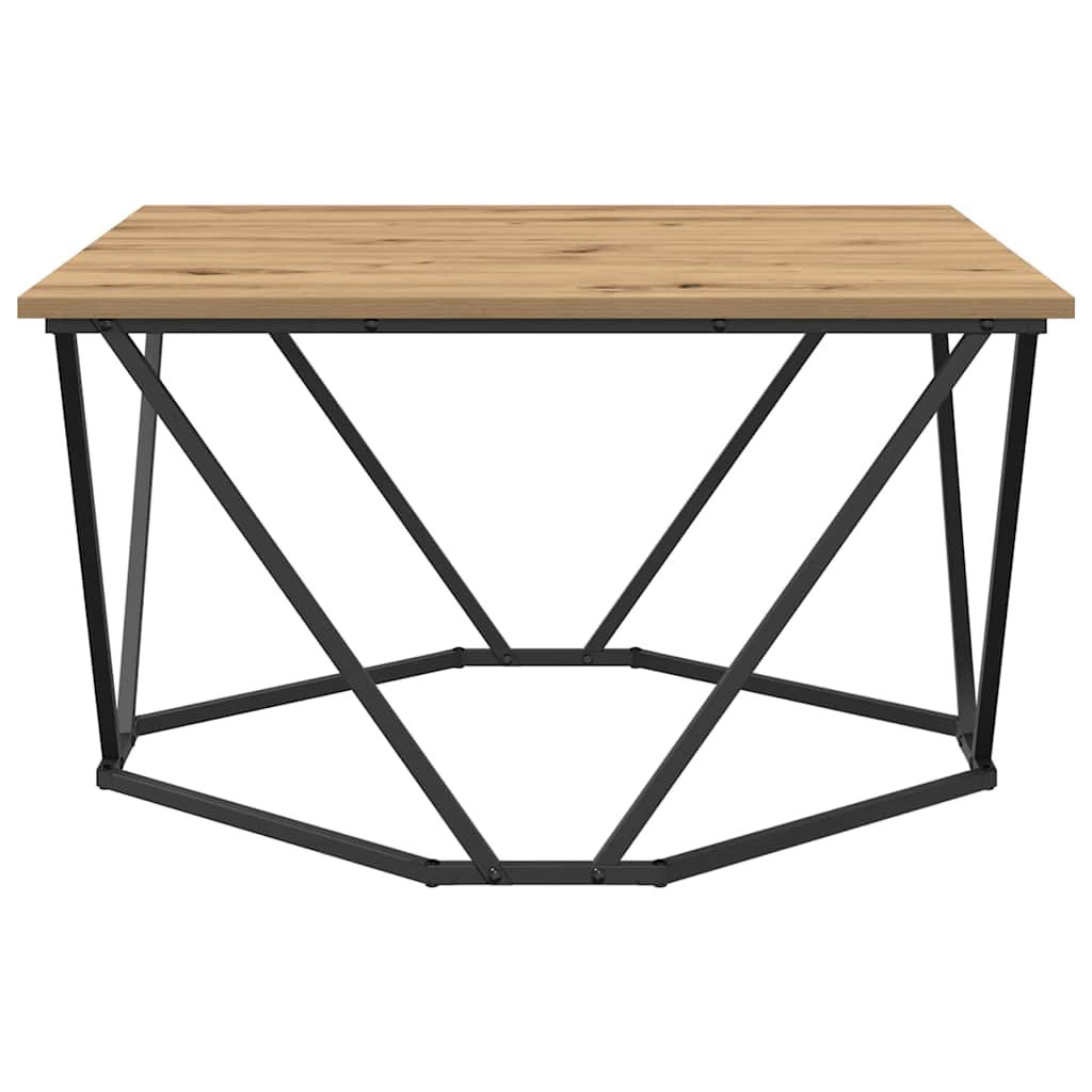 Kaffebord Artisan Eik 80 X 80 X 45 Cm