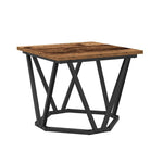 Kaffebord 3 Pcs Gamle Tre Konstruksjonsvirke Og Stål