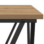 Kaffebord 3 Pcs Artisan Eik Konstruksjonsvirke Og Stål