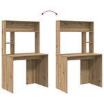 Skrivebord Artisan Eik 91 X 50 X 149 Cm Konstruert Tre
