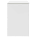 Skrivebord Med Skuff Hvit 90 X 49 X 75 Cm Konstruert Tre