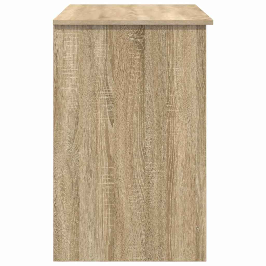 Skrivebord Med Skuff Sonoma Eik 90 X 49 X 75 Cm Konstruert Tre