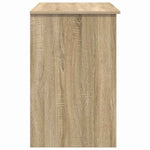 Skrivebord Med Skuff Sonoma Eik 90 X 49 X 75 Cm Konstruert Tre