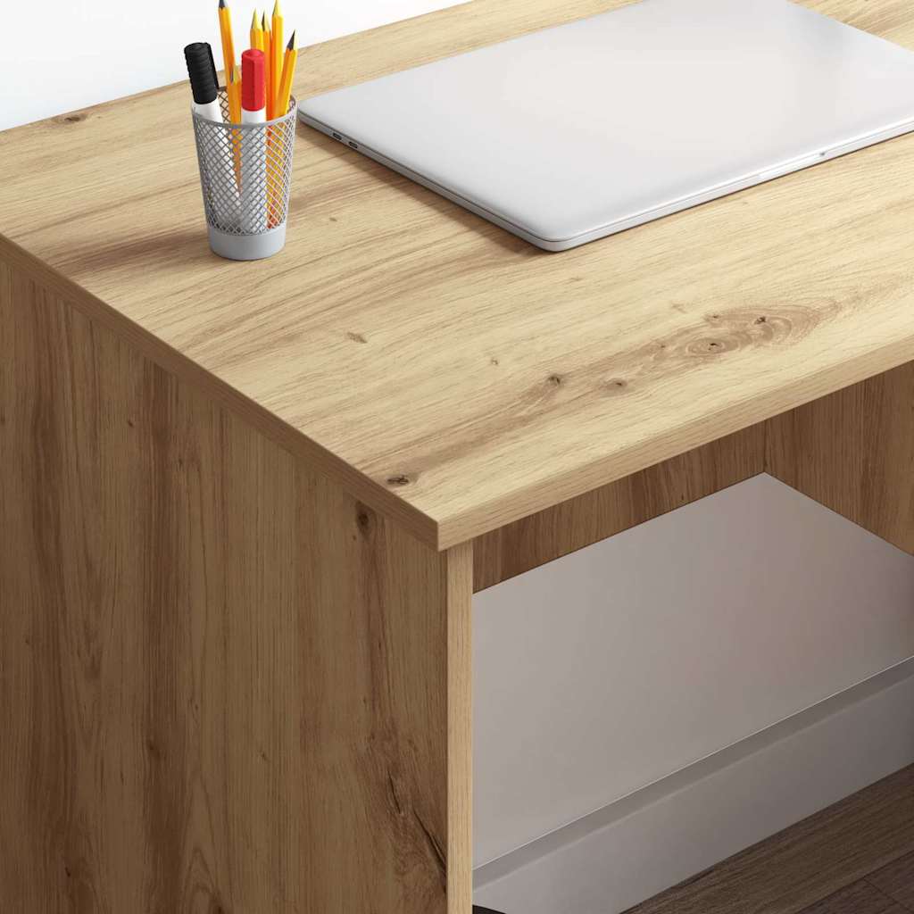 Skrivebord Med Skuff Artisan Eik 90 X 49 X 75 Cm Konstruert Tre