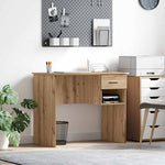 Skrivebord Med Skuff Artisan Eik 90 X 49 X 75 Cm Konstruert Tre