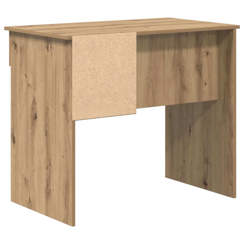 Skrivebord Med Skuff Artisan Eik 90 X 49 X 75 Cm Konstruert Tre