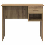 Skrivebord Med Skuff Artisan Eik 90 X 49 X 75 Cm Konstruert Tre