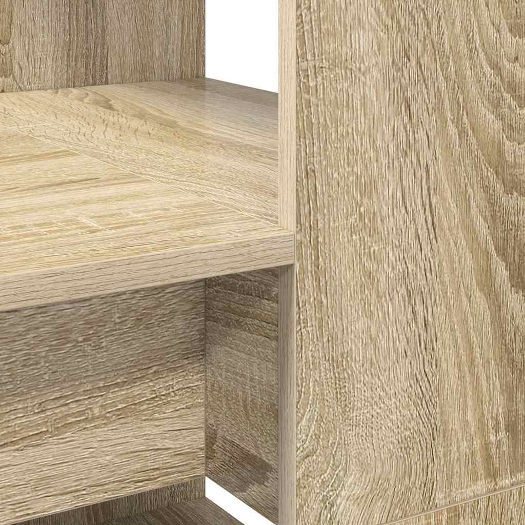Skrivebord Sonoma Eik 113 X 54 X 120 Cm Konstruert Tre