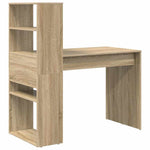 Skrivebord Sonoma Eik 113 X 54 X 120 Cm Konstruert Tre