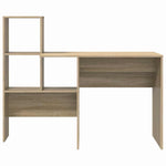 Skrivebord Sonoma Eik 131,5 X 50 X 106,5 Cm Konstruert Tre