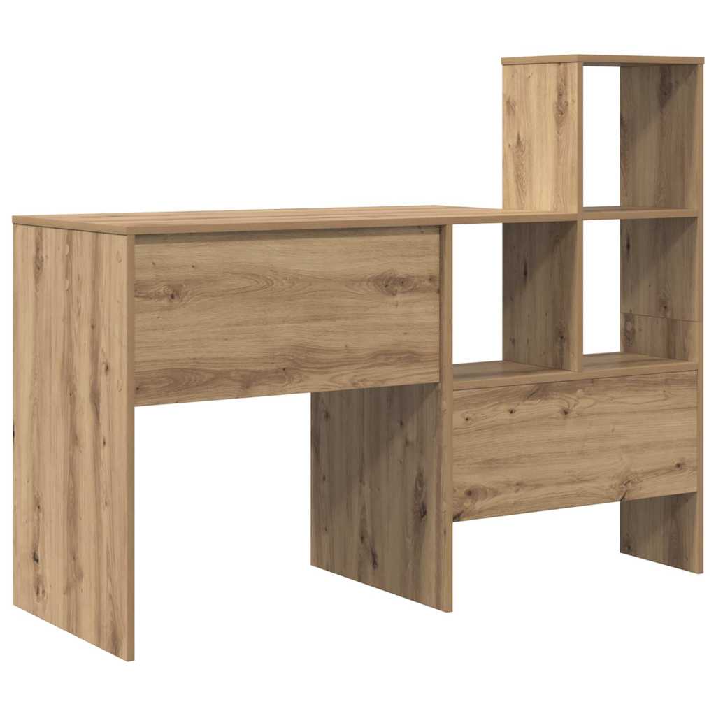 Skrivebord Artisan Eik 131,5 X 50 X 106,5 Cm Konstruert Tre