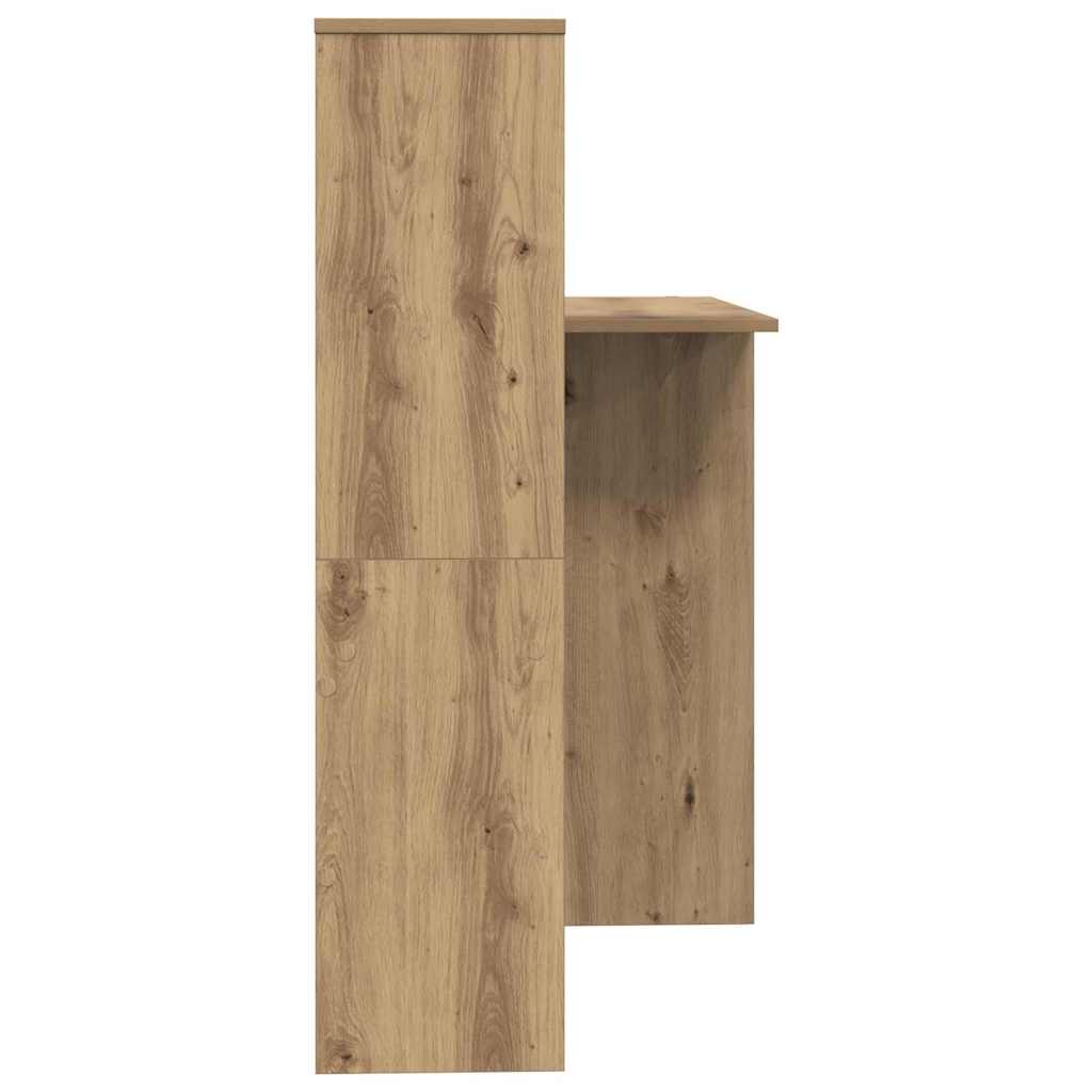 Skrivebord Artisan Eik 131,5 X 50 X 106,5 Cm Konstruert Tre