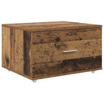 Skuffeskap Med Hjul Gammelt Tre 55 X 45 X 31 Cm