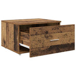 Skuffeskap Med Hjul Gammelt Tre 55 X 45 X 31 Cm