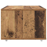 Skuffeskap Med Hjul Gammelt Tre 55 X 45 X 31 Cm