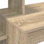 Skrivebord Med Hylle Sonoma Eik 100 X 40 X 90 Cm Konstruert Tre