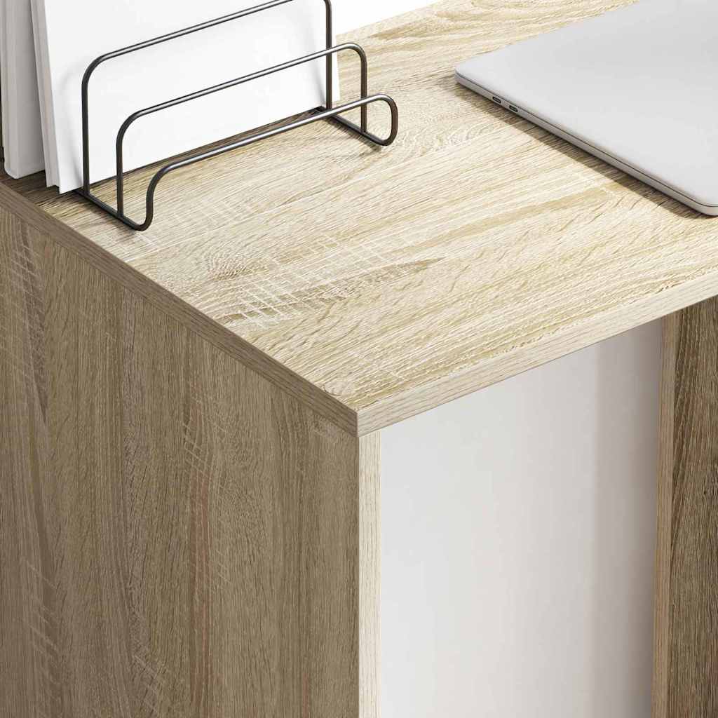 Skrivebord Sonoma Eik 78,5 X 37 X 154,5 Cm Konstruert Tre