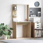 Skrivebord Sonoma Eik 78,5 X 37 X 154,5 Cm Konstruert Tre