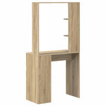 Skrivebord Sonoma Eik 78,5 X 37 X 154,5 Cm Konstruert Tre