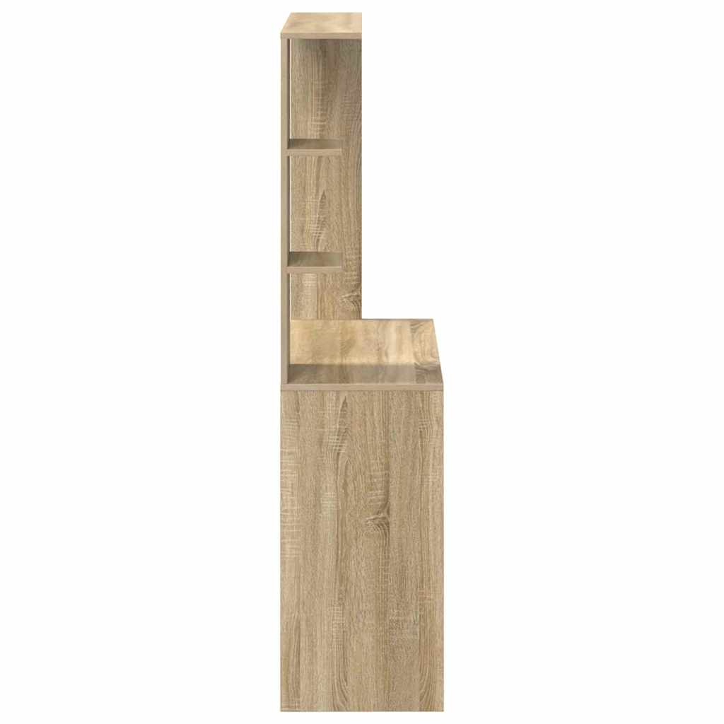Skrivebord Sonoma Eik 78,5 X 37 X 154,5 Cm Konstruert Tre