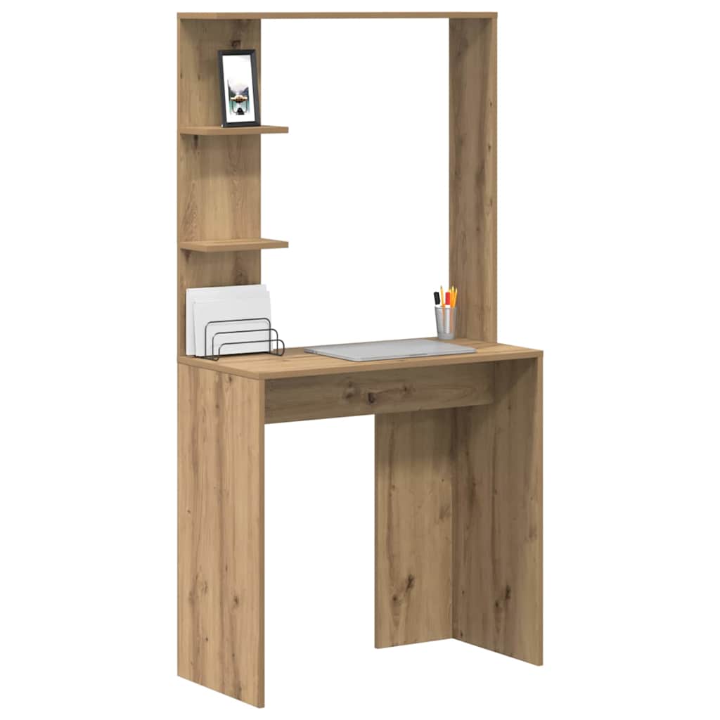 Skrivebord Artisan Eik 78,5 X 37 X 154,5 Cm Konstruert Tre