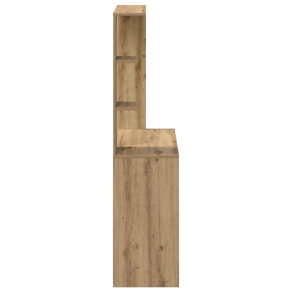 Skrivebord Artisan Eik 78,5 X 37 X 154,5 Cm Konstruert Tre