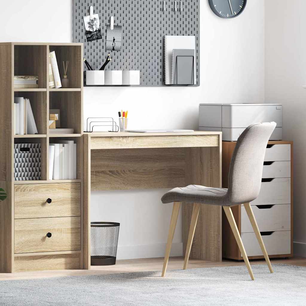 Skrivebord Sonoma Eik 90 X 40 X 76 Cm