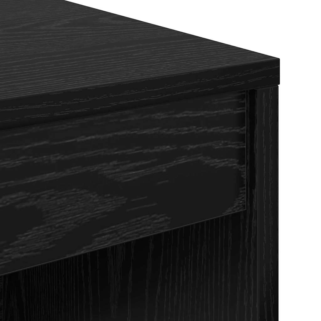 Skrivebord Svart Eik 100 X 40 X 76 Cm