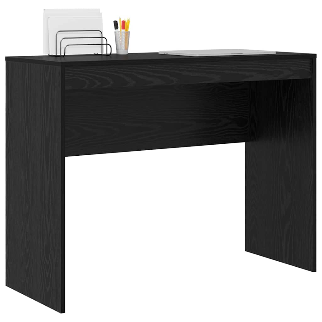 Skrivebord Svart Eik 100 X 40 X 76 Cm