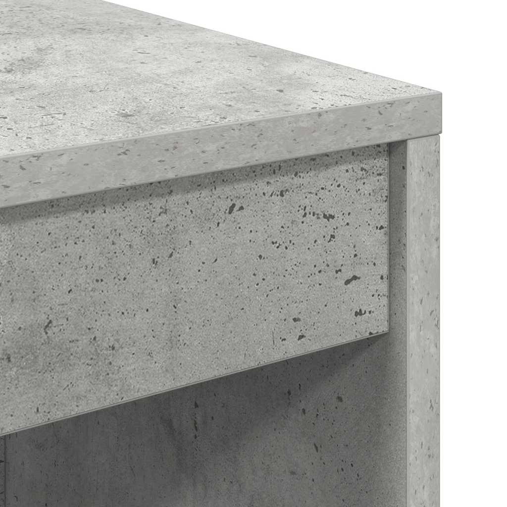 Skrivebord Betonggrå 100 X 40 X 76 Cm