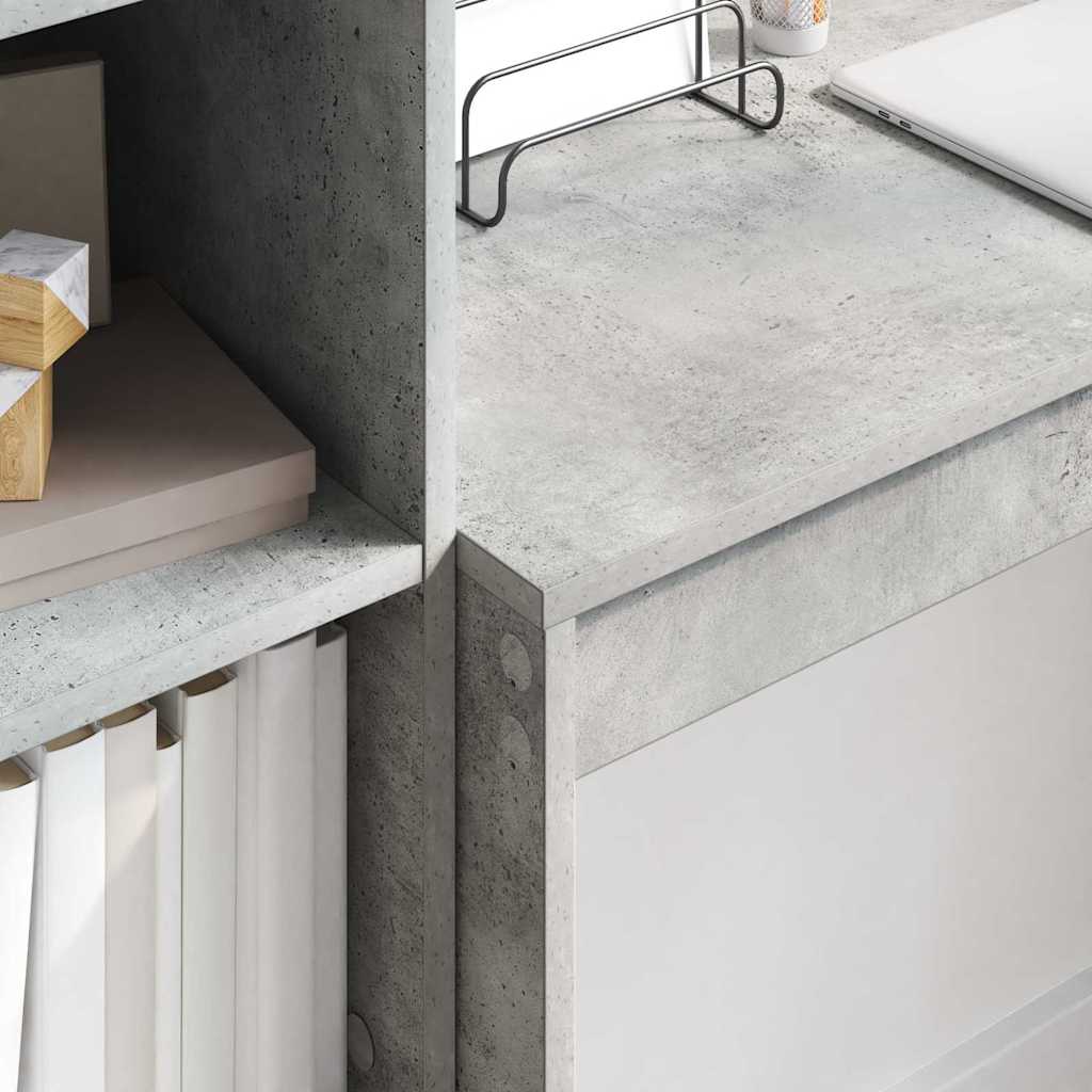 Skrivebord Betonggrå 100 X 40 X 76 Cm