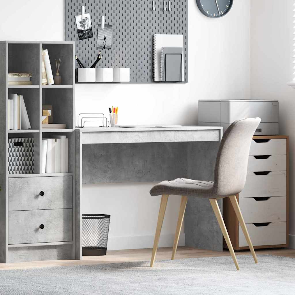 Skrivebord Betonggrå 100 X 40 X 76 Cm
