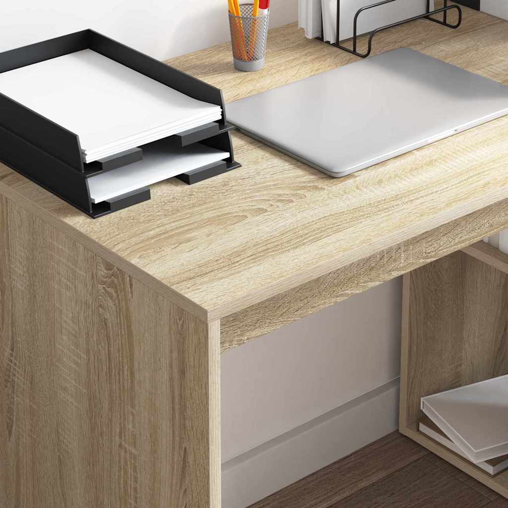 Skrivebord Sonoma Eik 108 X 55 X 103.5 Cm Konstruert Tre