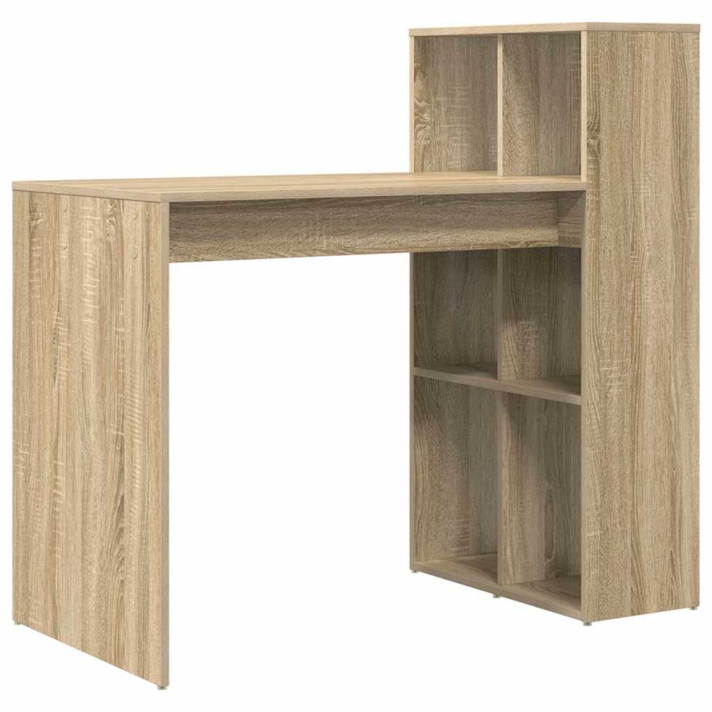 Skrivebord Sonoma Eik 108 X 55 X 103.5 Cm Konstruert Tre